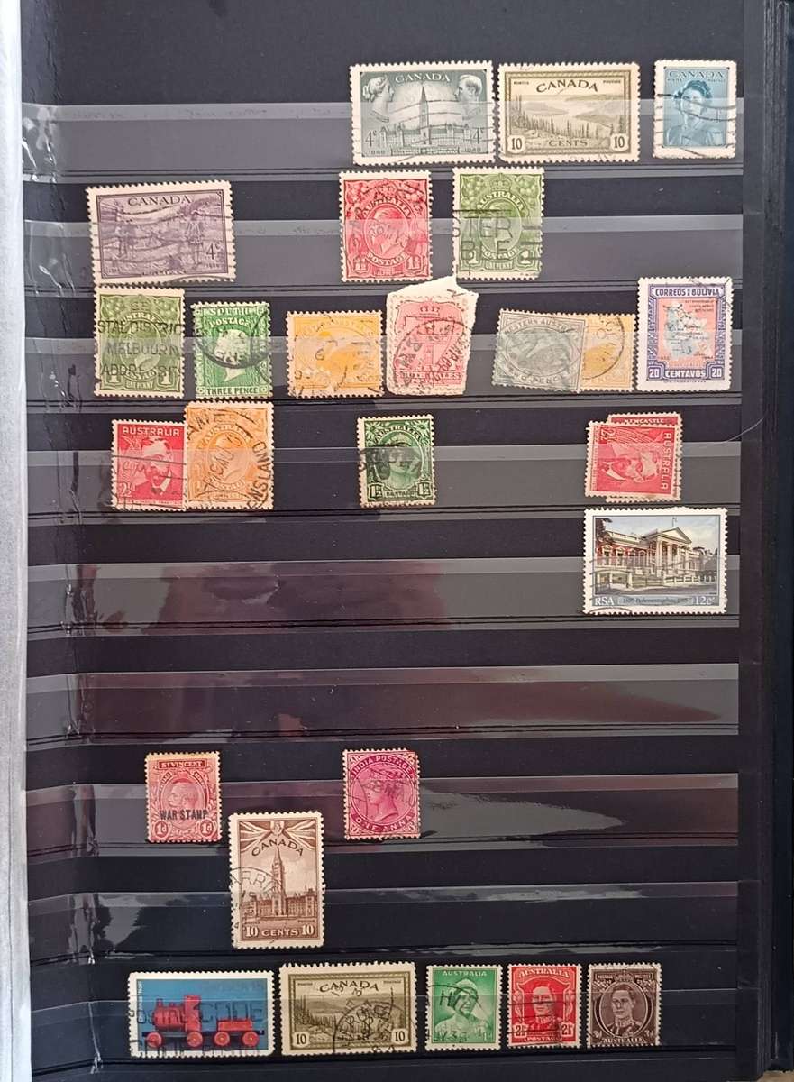 Commonwealth Mixed lot mainly used in stock book