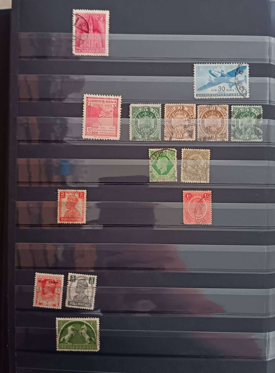 Commonwealth Mixed lot mainly used in stock book