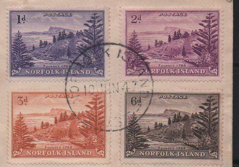 Norfolk Island FDC June 10 1947
