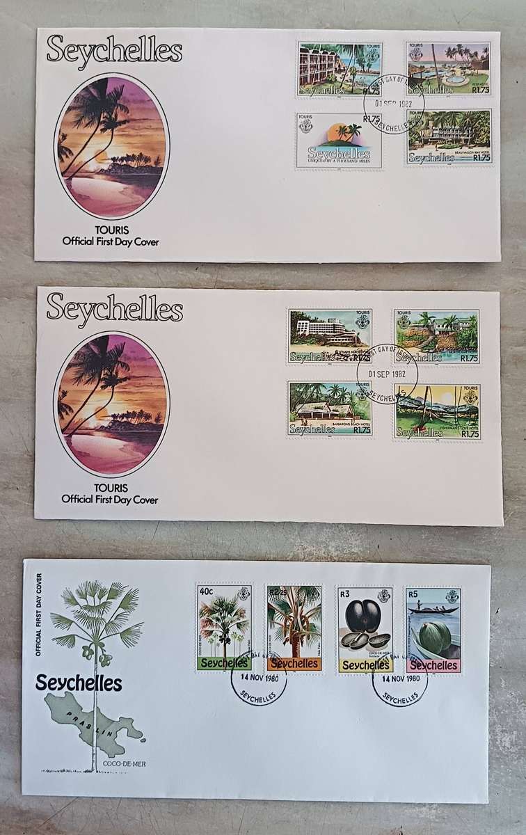 Seychelles 3x FDC'S