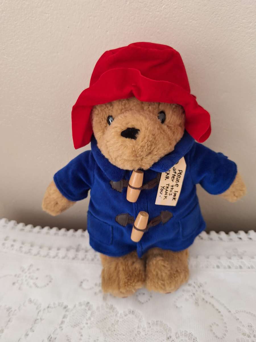 PADDINGTON BEAR SOFT TOY ORIGINAL 25 CM TALL