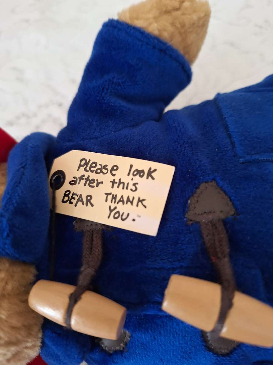 PADDINGTON BEAR SOFT TOY ORIGINAL 25 CM TALL