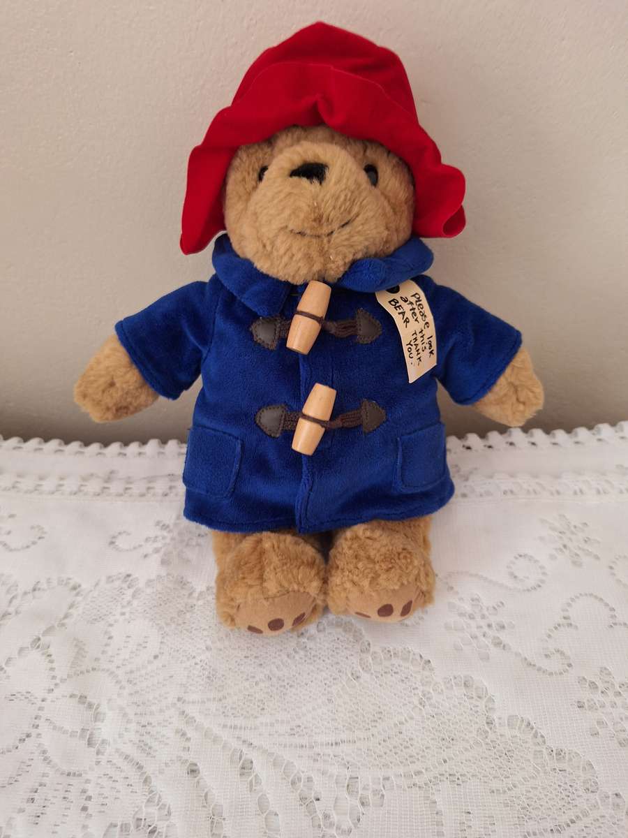 PADDINGTON BEAR SOFT TOY ORIGINAL 25 CM TALL