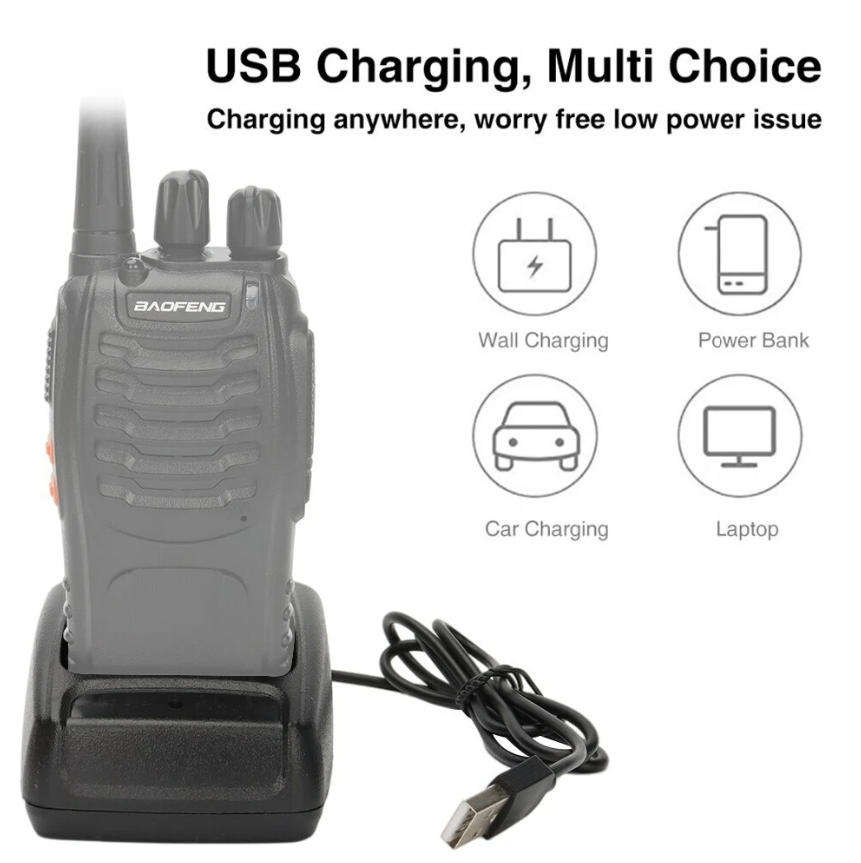USB Dektop charge cradle for Baofeng BF888S radio