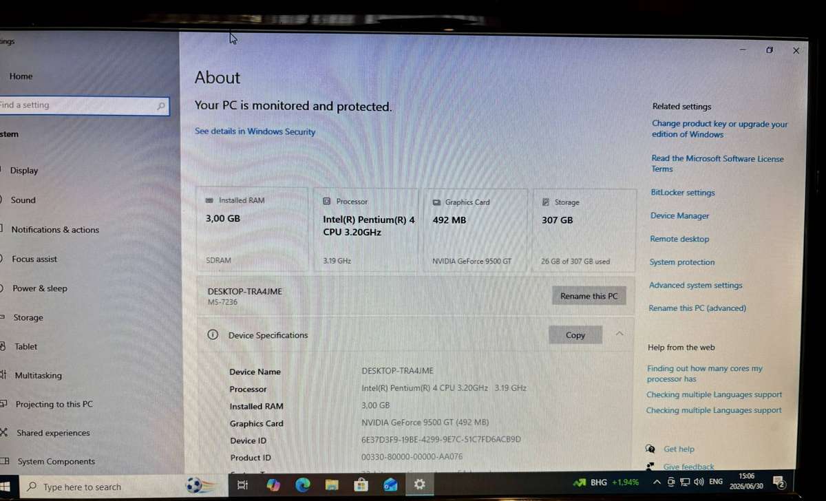 Intel Desktop PC
