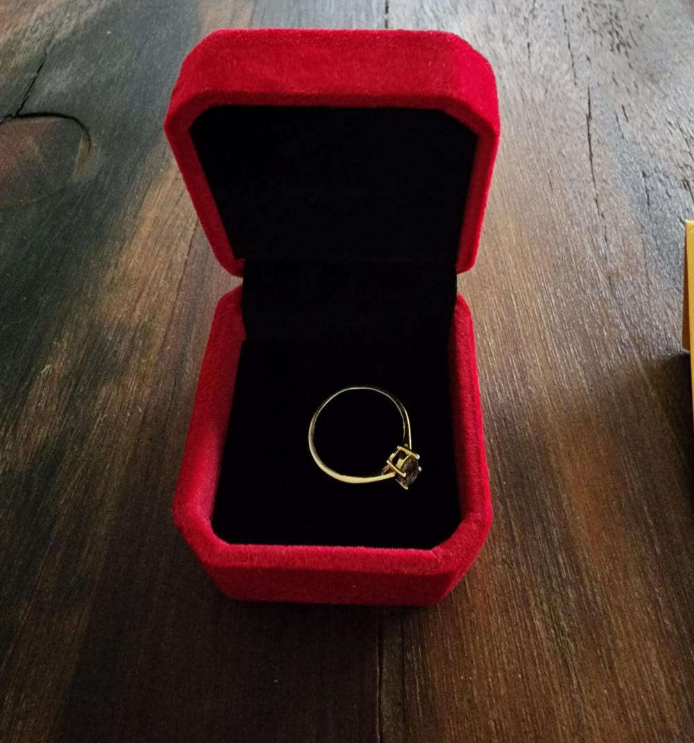 GRA** Certified 1ct Moissanite Ring