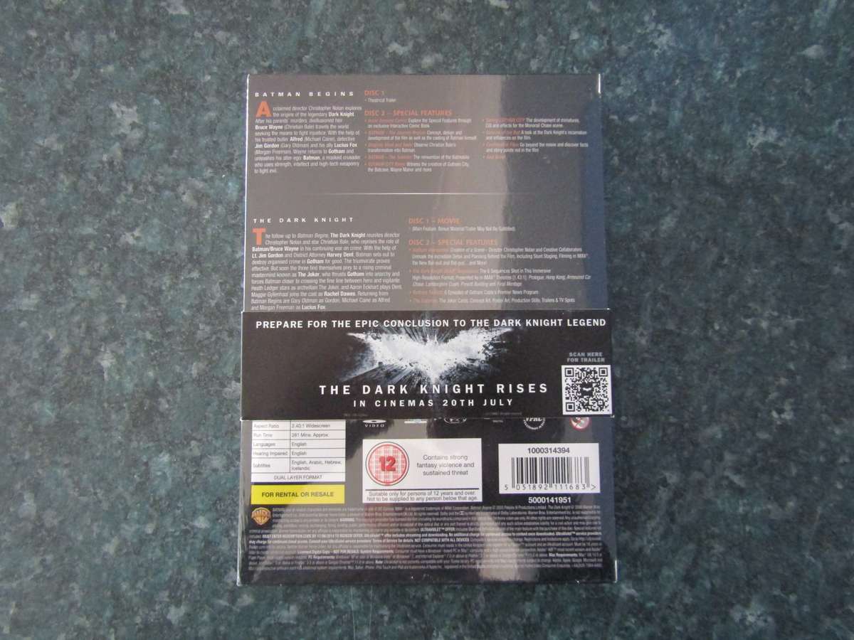 Batman Begins/The Dark Knight (4 DVD)
