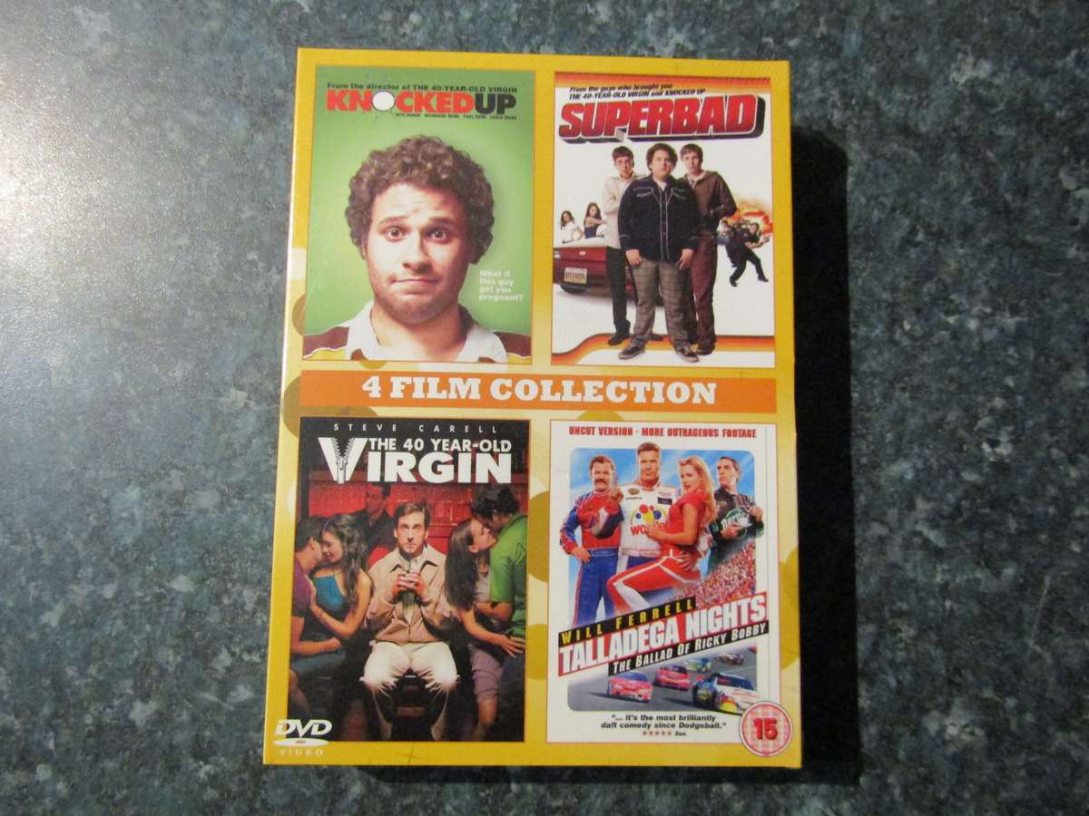 Knocked Up/Superbad/The 40 Year Old Virgin/Talladega Nights (4 DVD)