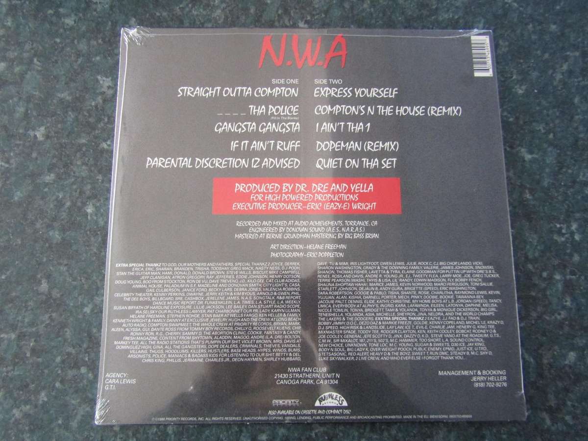 N.W.A. - Straight Outta Compton (Vinyl LP)