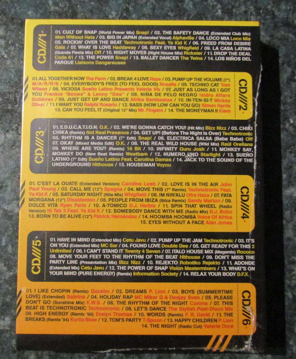 Retrodance -The greatest dance hits of the 80's & 90's (6 CD)