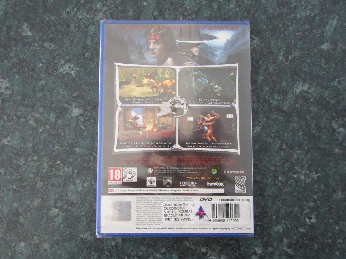 Mortal Kombat Shaolin Monks (PS2)