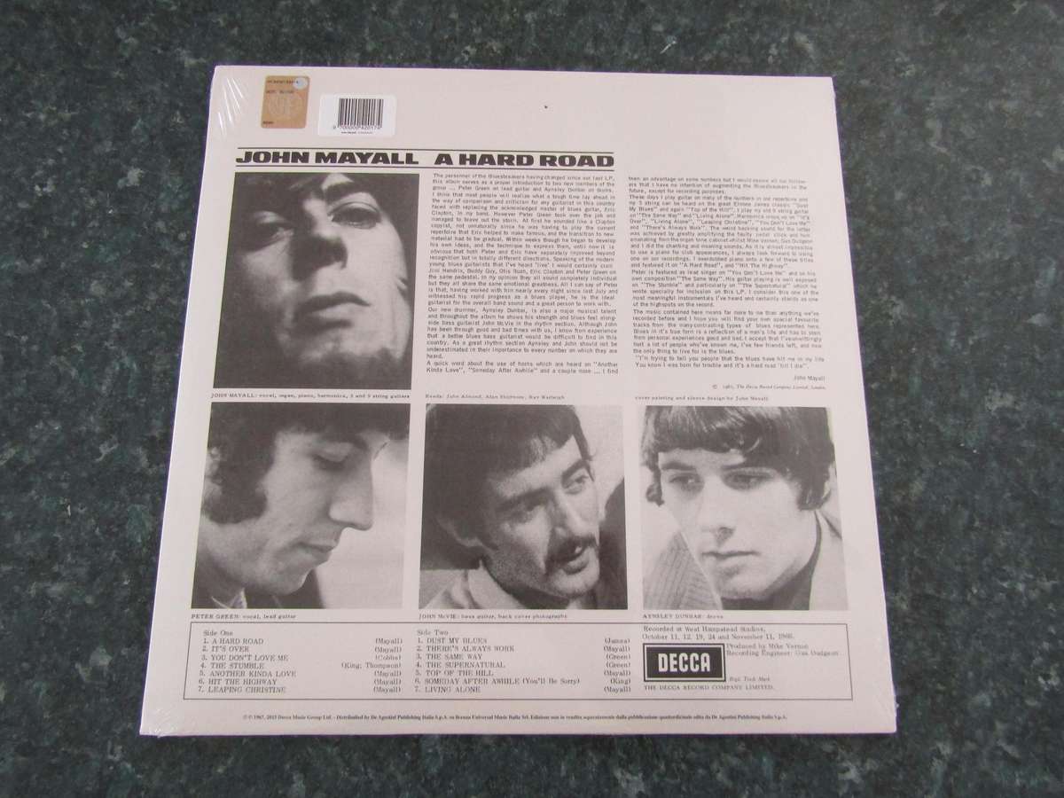 John Mayall And The Bluesbreakers  A Hard Road (Vinyl LP)