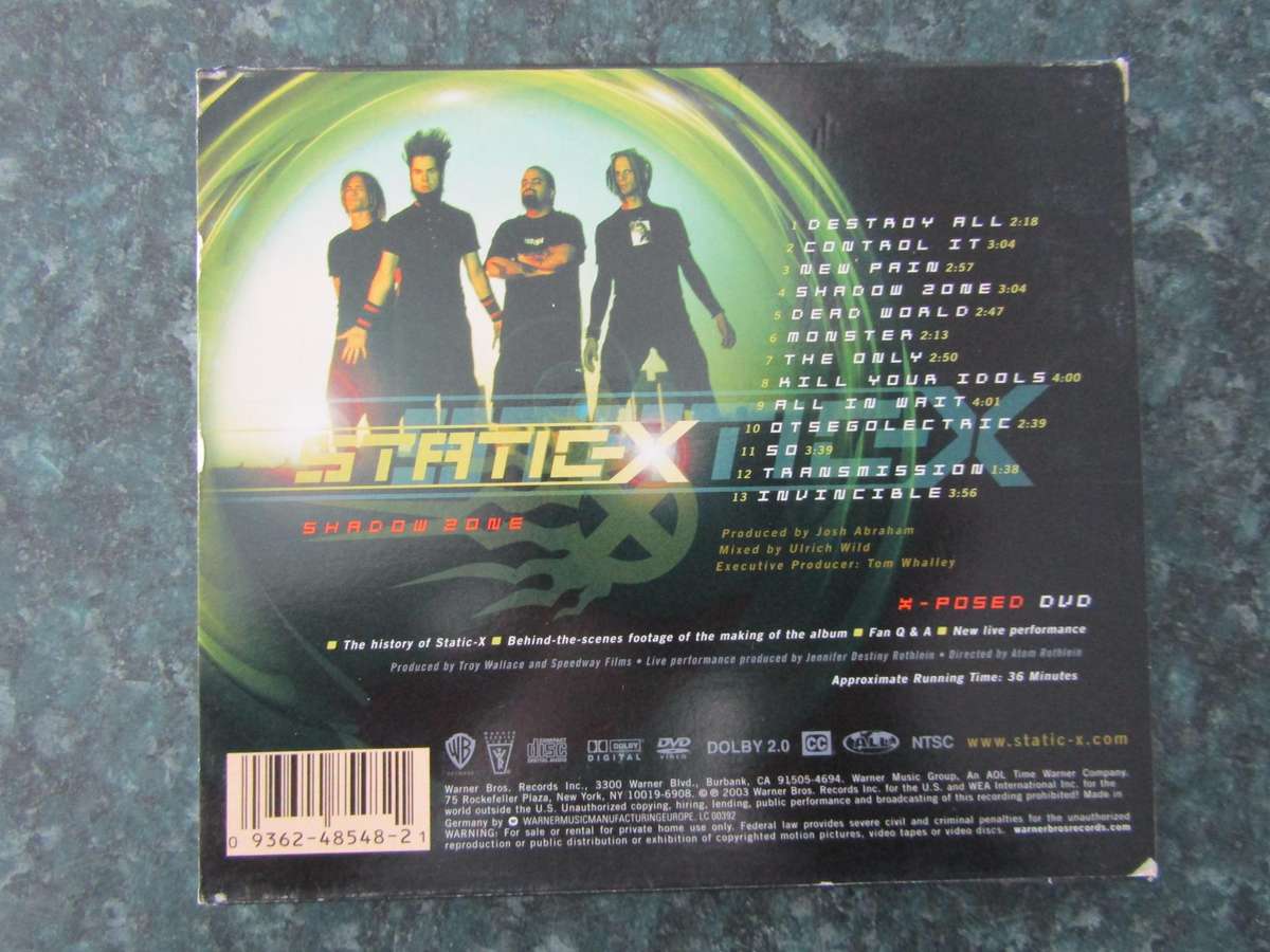 Static-X  Shadow Zone / X-Posed (CD + DVD)