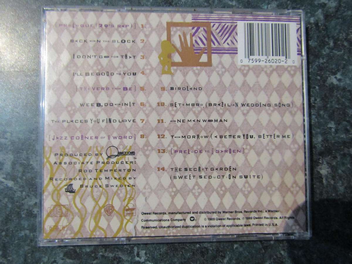 Quincy Jones - Back On The Block (CD)