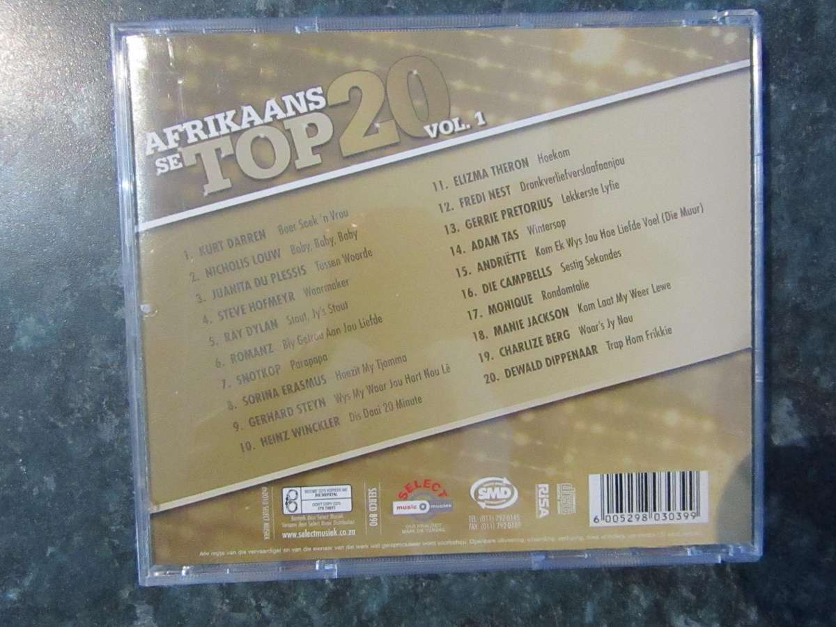 Various Artists - Afrikaans se Top 20 Vol 1 (CD)