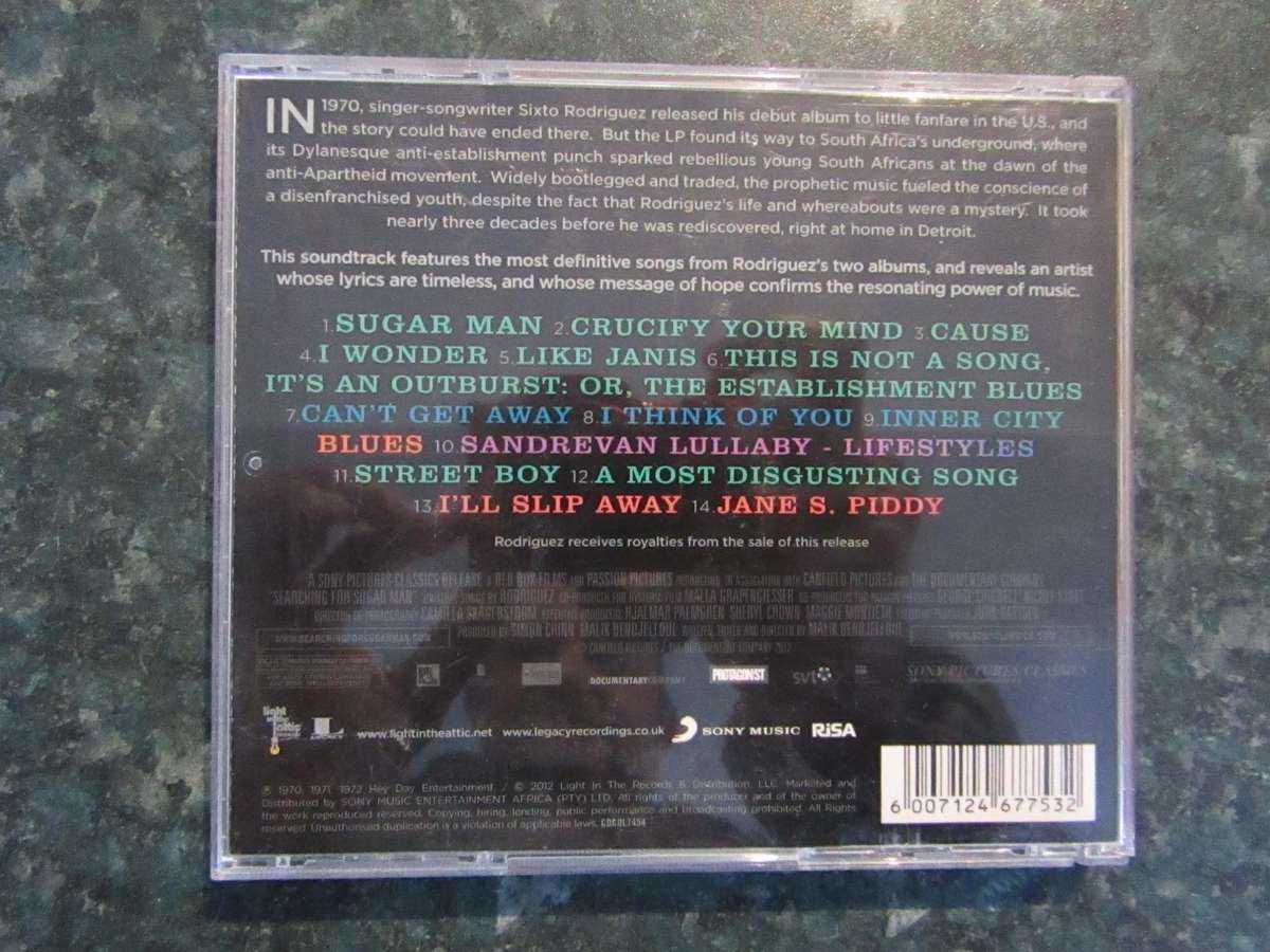 Rodriguez - Searching For Sugar Man[Original Motion Picture Soundtrack] (CD)