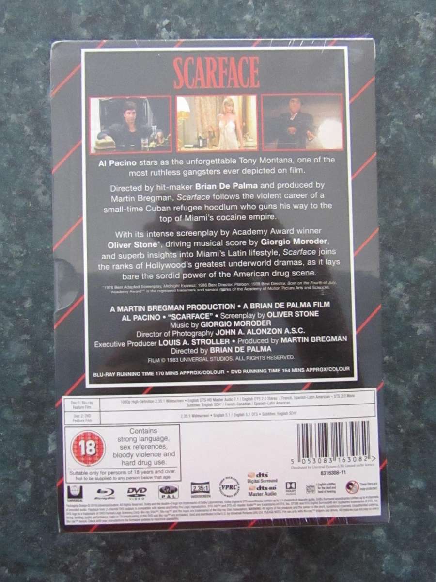 Scarface - Limited Edition VHS Collection (Blu-ray + DVD)