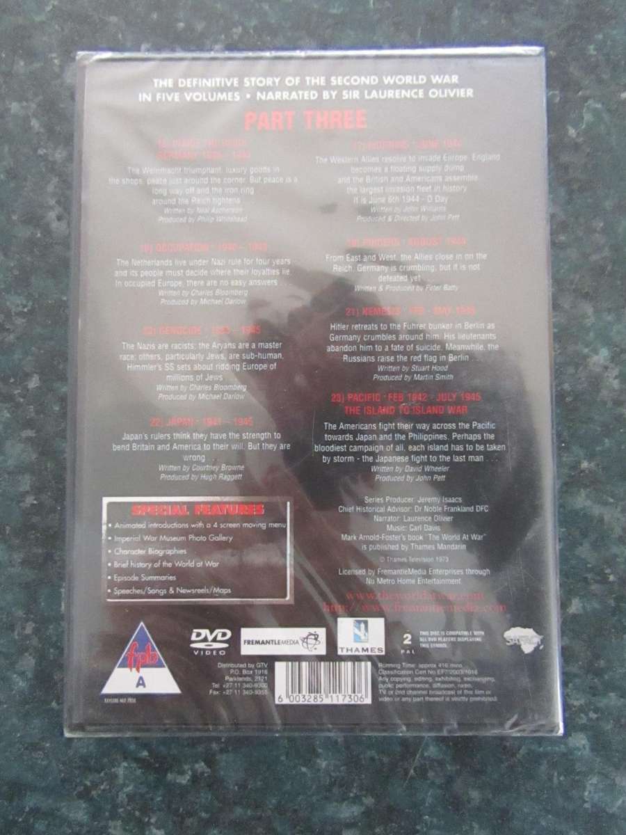 The World At War Part 3 of 5 (DVD)