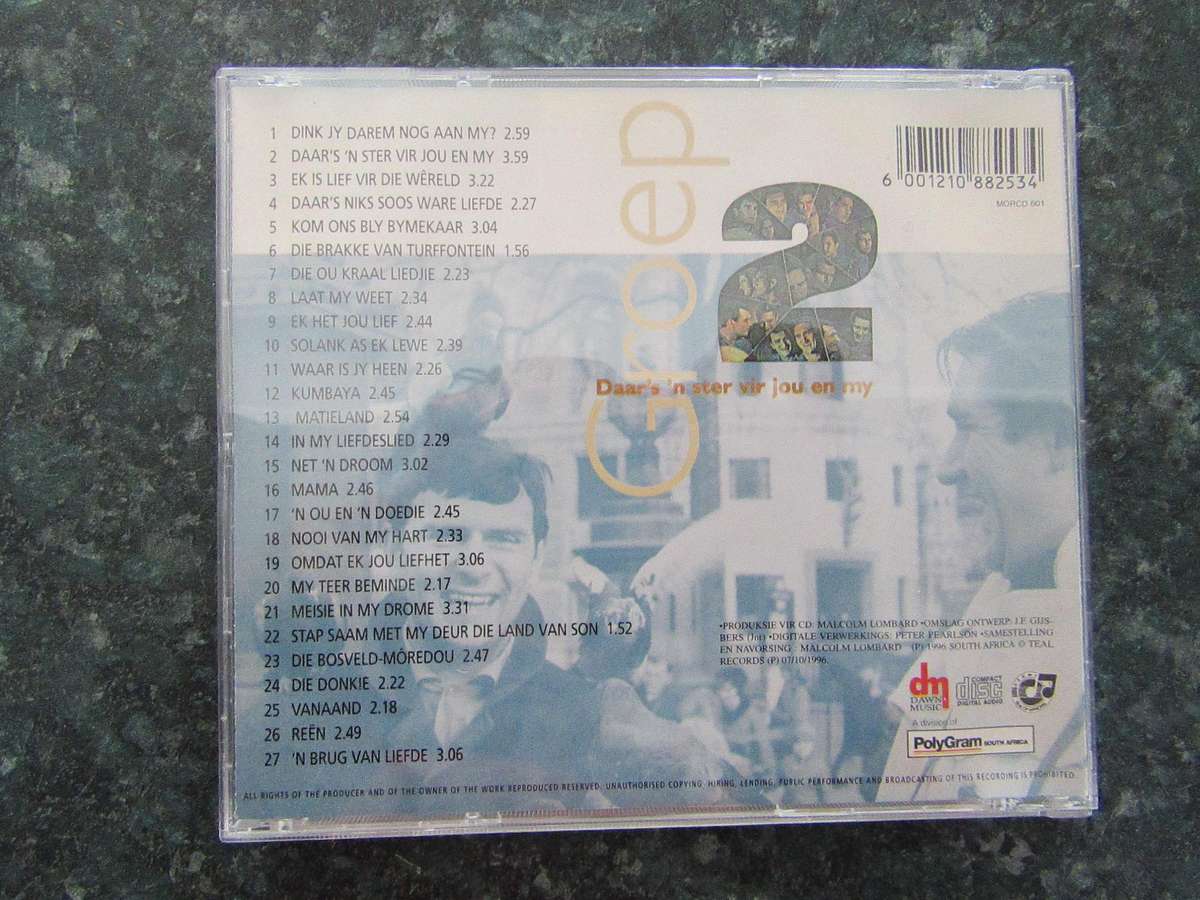 Groep 2  - Daar's 'N Ster Vir Jou En My (CD)