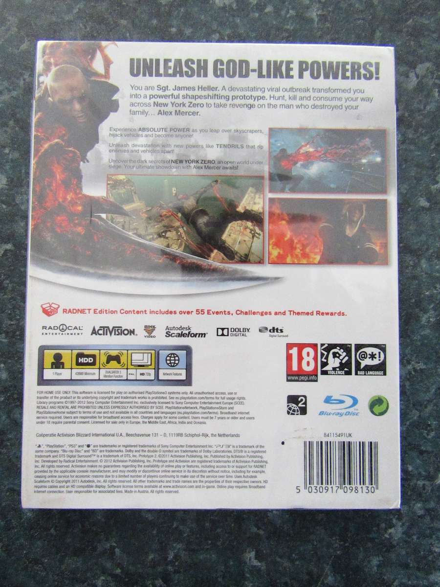 Prototype 2: Radnet Edition (PS3)