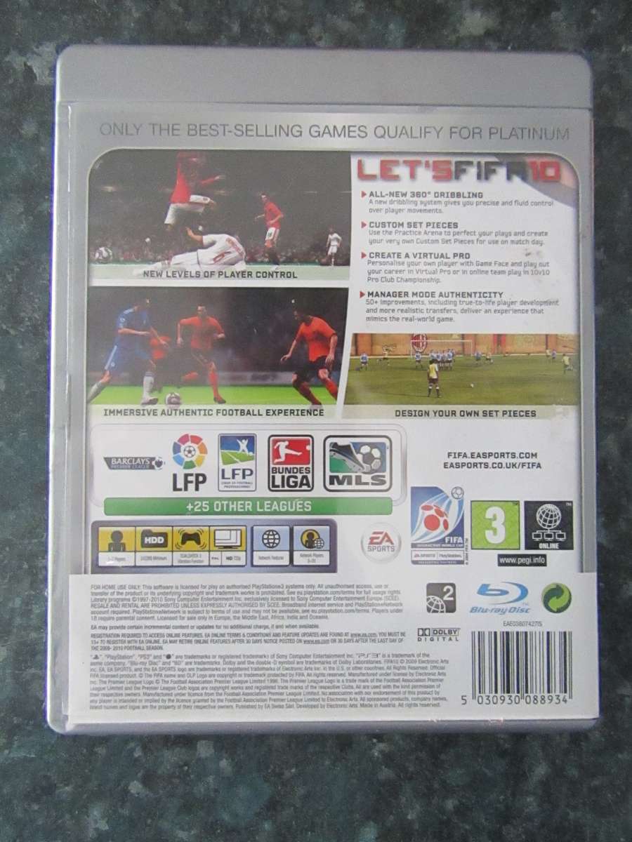 FIFA 10 : Platinum (PS3)
