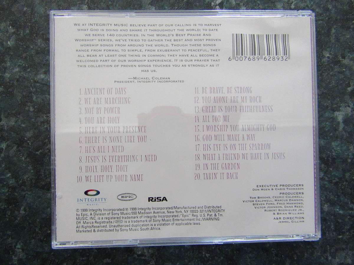 Worlds Best Praise & Worship - Gospel(CD)