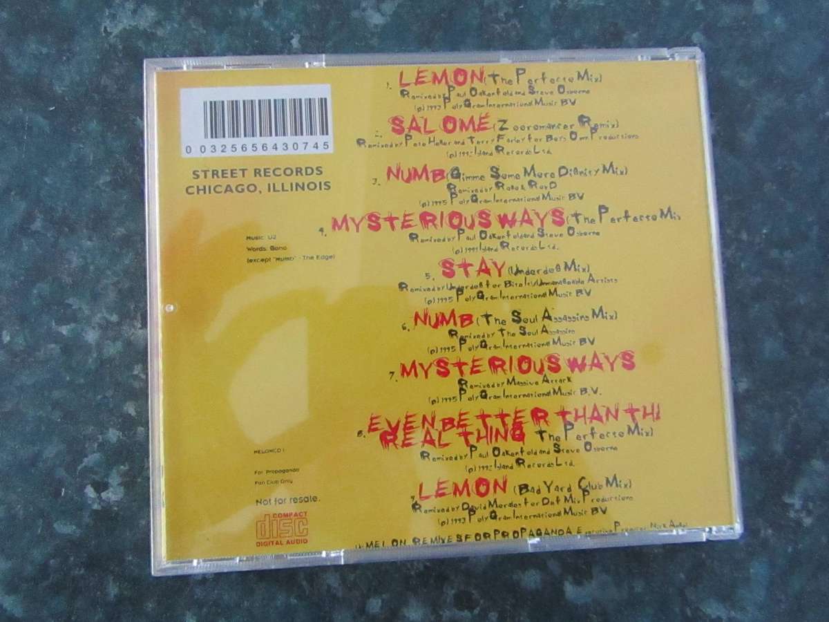 U2  Melon : Remixes For Propaganda (CD)