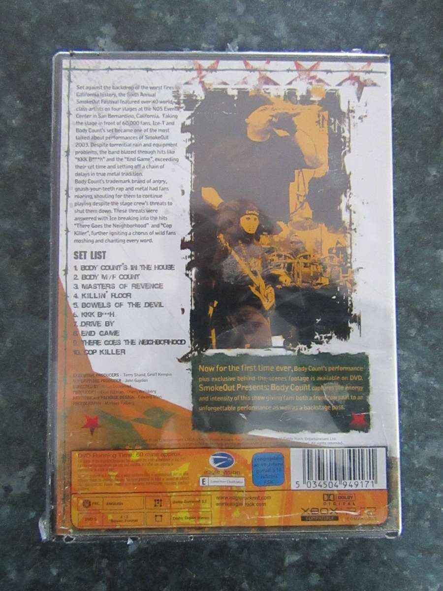 Smokeout Festival Presents : Body Count Featuring Ice-T (DVD)