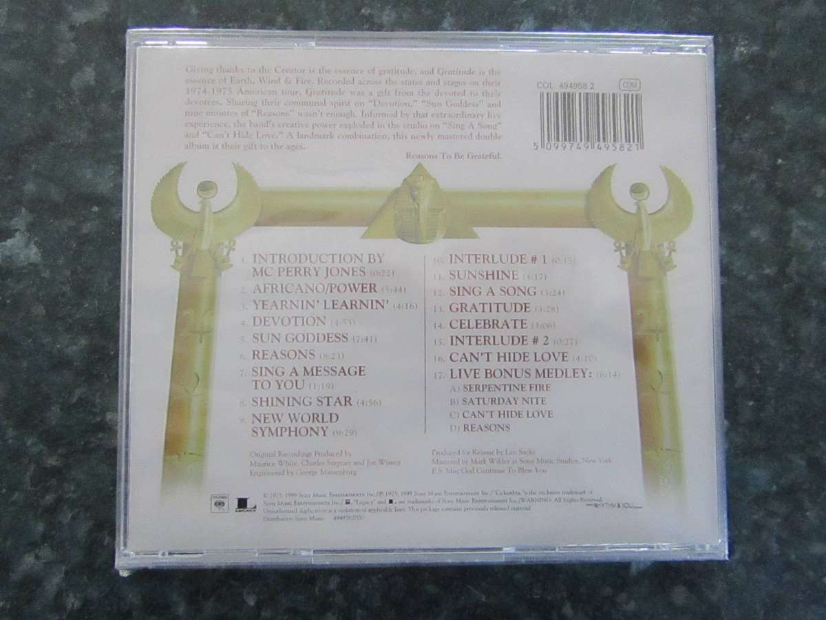 Earth, Wind & Fire - Gratitude (CD)