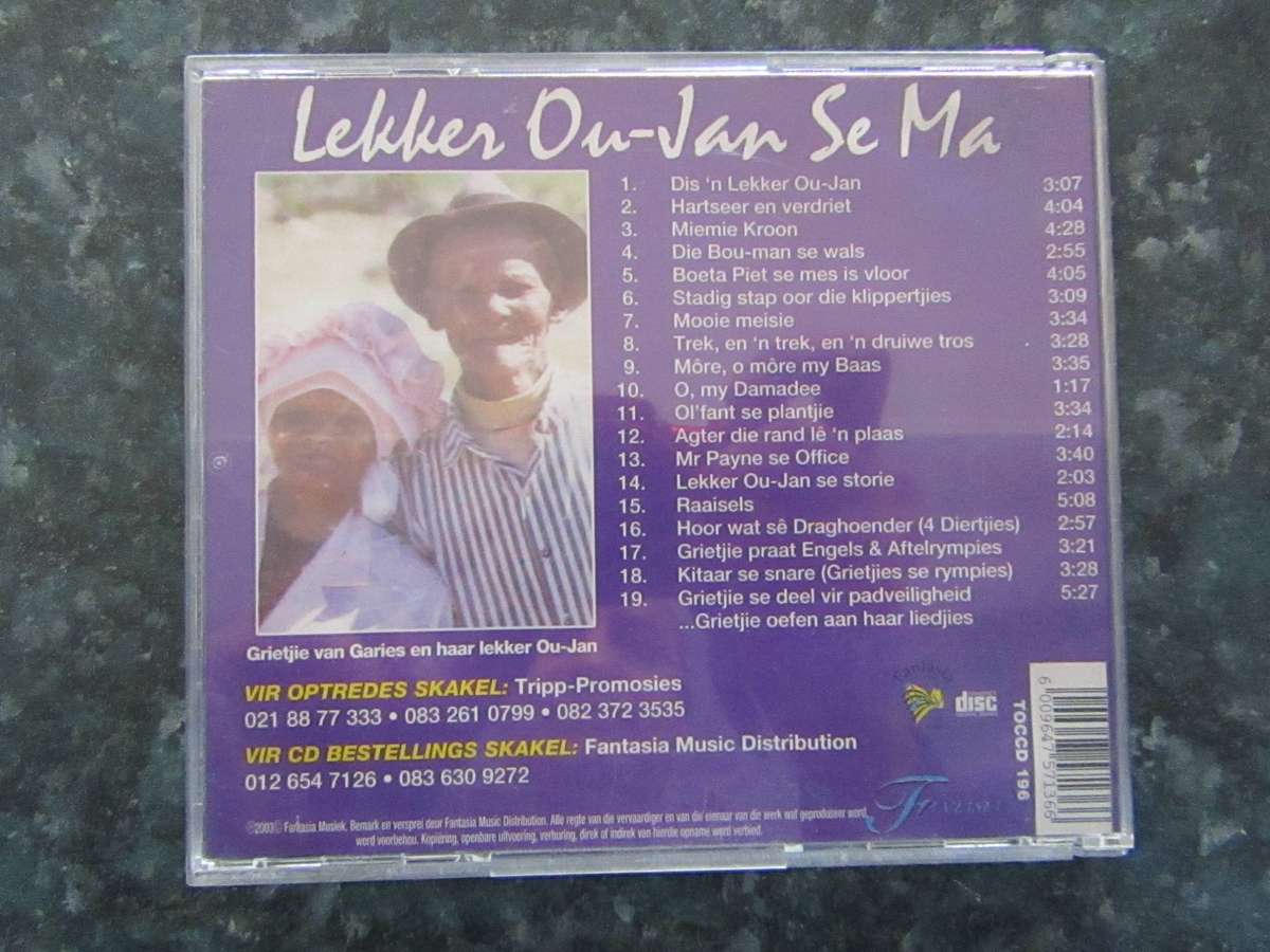 Grietjie Van Garies - Lekker Ou-Jan se Ma (CD)