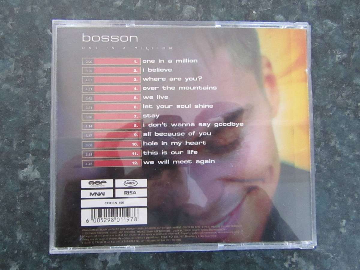 Bosson - One In A Million (CD)