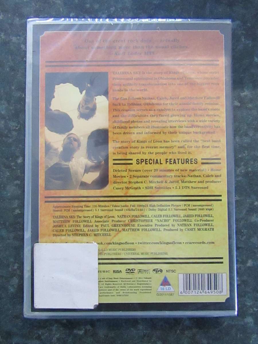 Talihina Sky: The Story of Kings Of Leon - A Documentary (DVD)