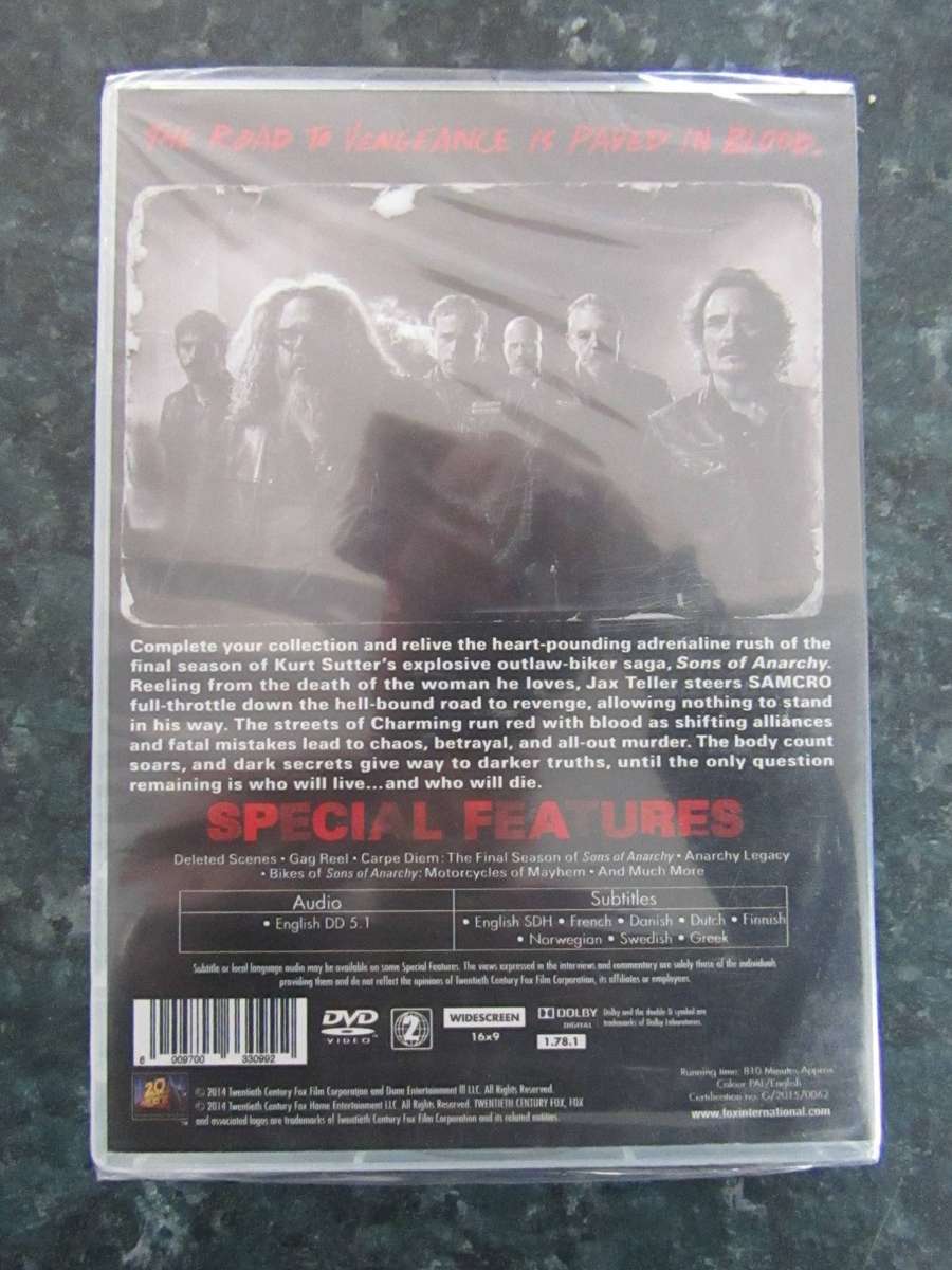 Sons of Anarchy - Complete Season 7 : The Final Season ( 5 DVD Boxset)