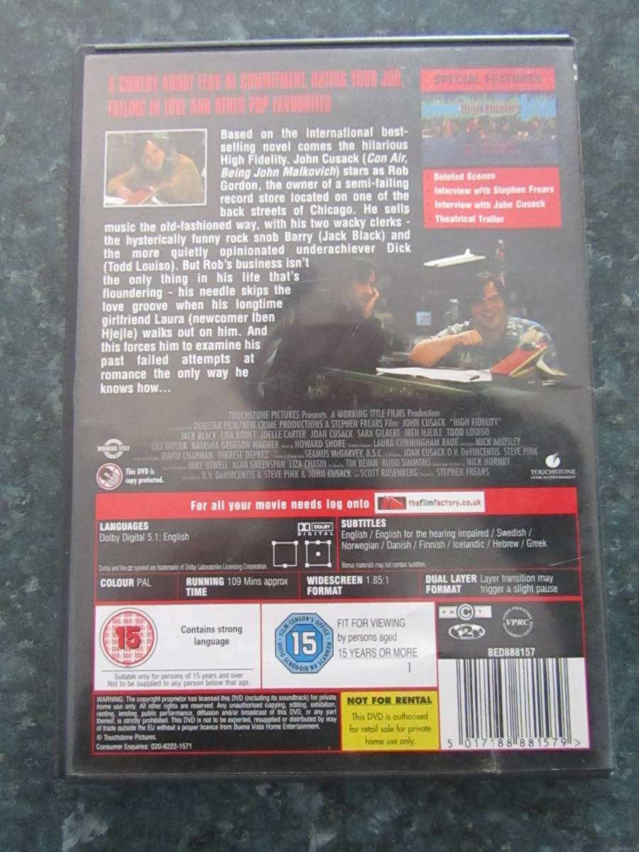 High Fidelity (DVD)