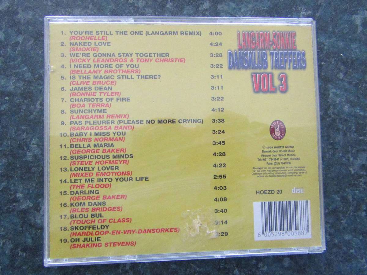 Various - Langarm-Sokkie Dansklub Treffers Vol 3 (CD)