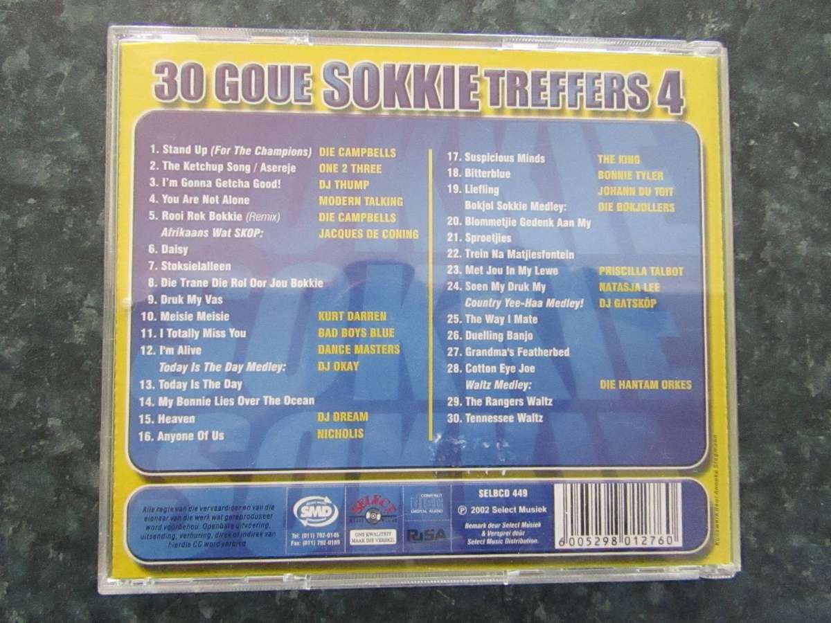 Various Artists - 30 Goue Sokkie Treffers 4 (CD)
