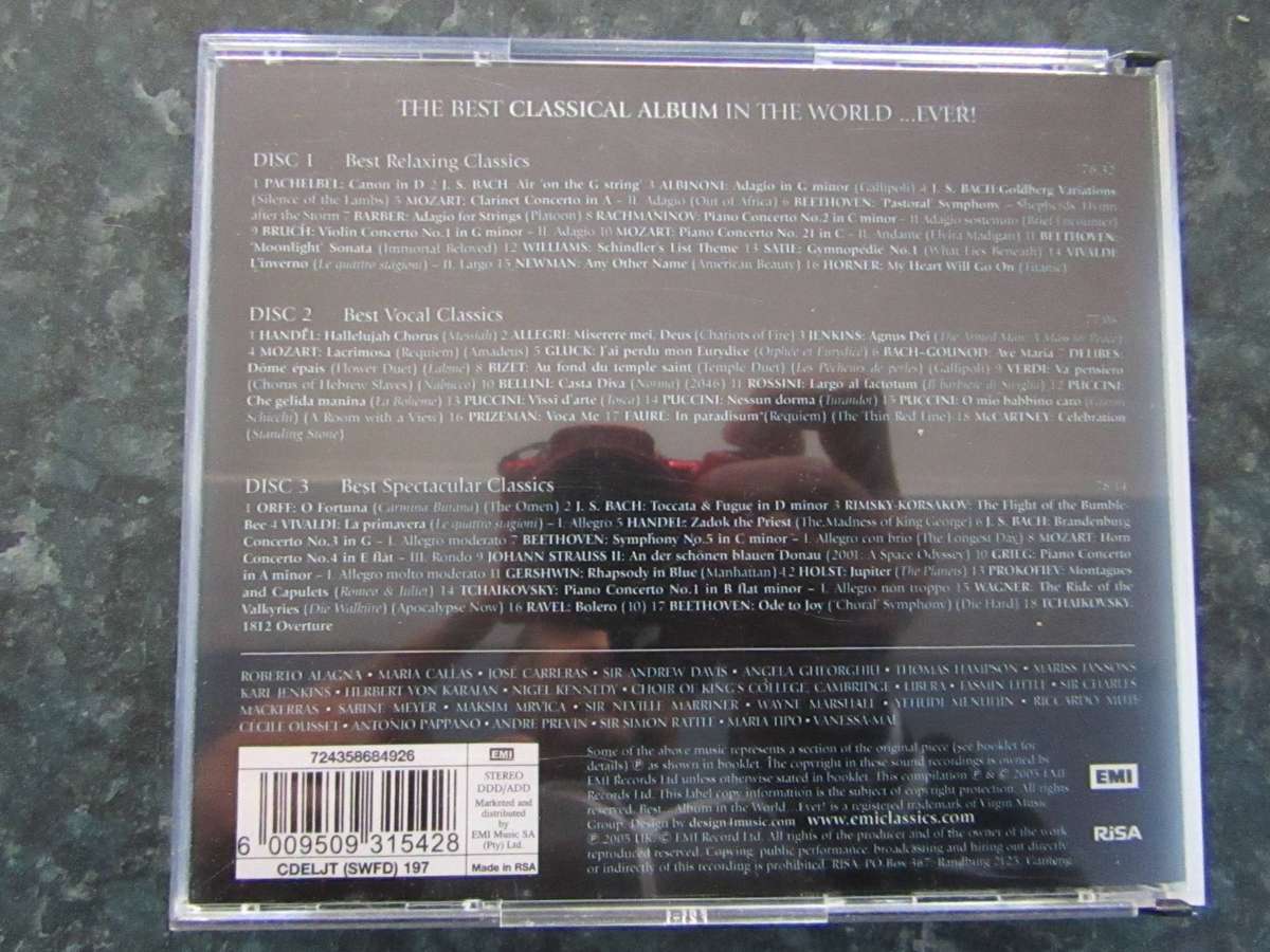 Various - The Best Classsical Album In The World... Ever! (3 CD)