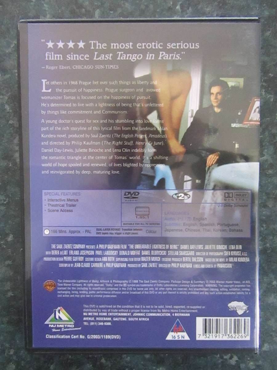 The Unbearable Lightness of Being (DVD)