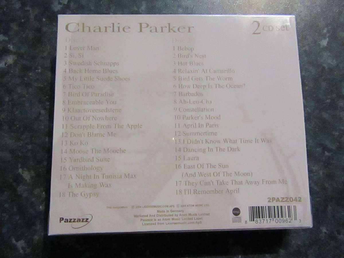 Charlie Parker - April In Paris (2 CD)