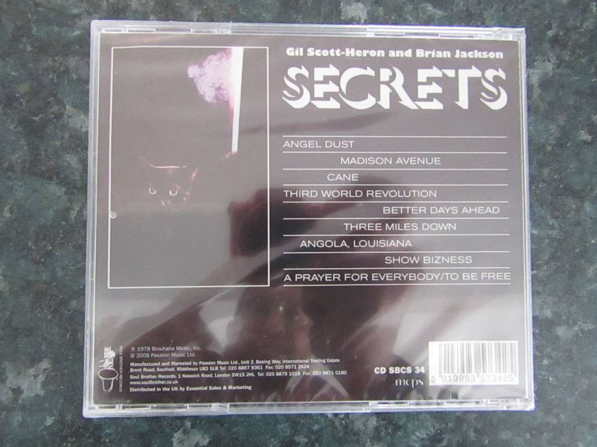 Gil Scott-Heron And Brian Jackson Gil Scott-Heron & Brian Jackson  Read More   Secrets (CD)