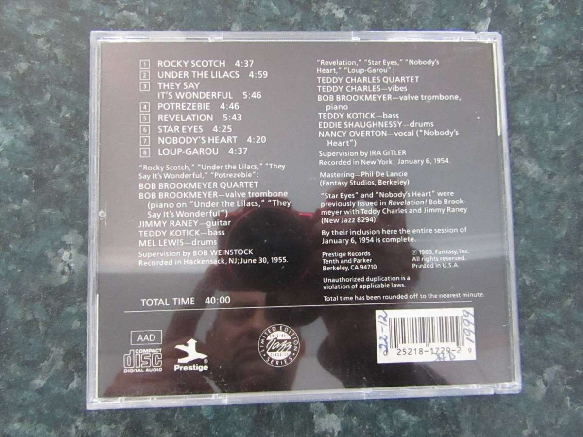 Bob Brookmeyer - The Dual Role Of Bob Brookmeyer (CD)