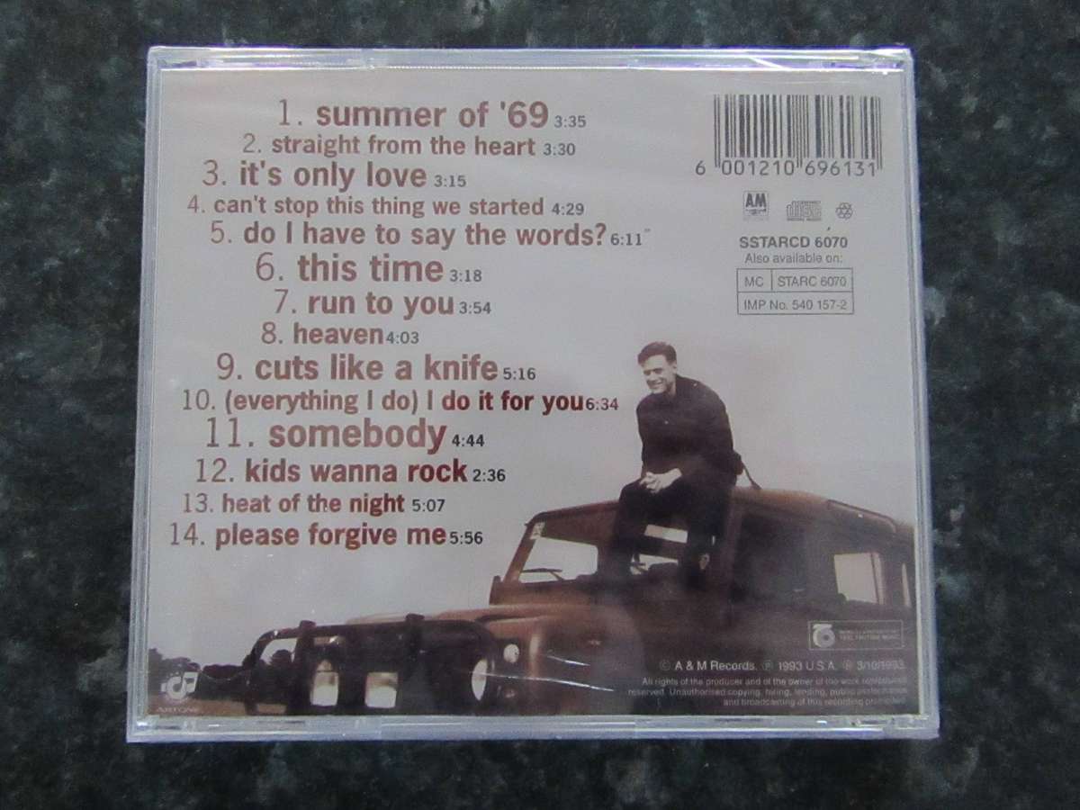 Bryan Adams - So Far So Good (CD)
