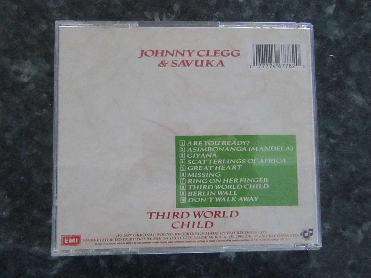 Johnny Clegg & Savuka - Third World Child (CD)