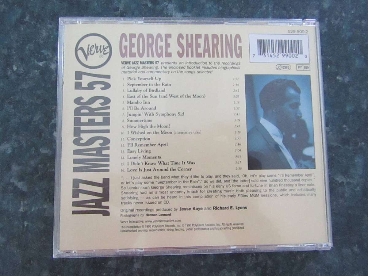 George Shearing - Verve Jazz Masters 57 (CD)