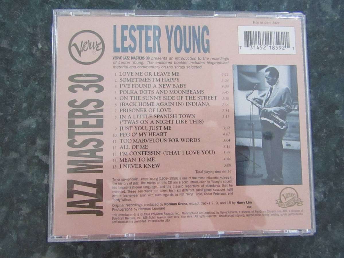 Lester Young - Verve Jazz Masters 30 (CD)