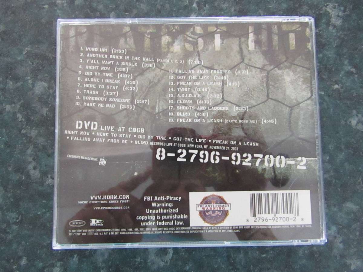 Korn - Greatest Hits Vol. 1 (CD + DVD)