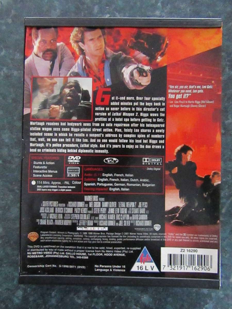 Lethal Weapon 2 - Director's Cut (DVD)