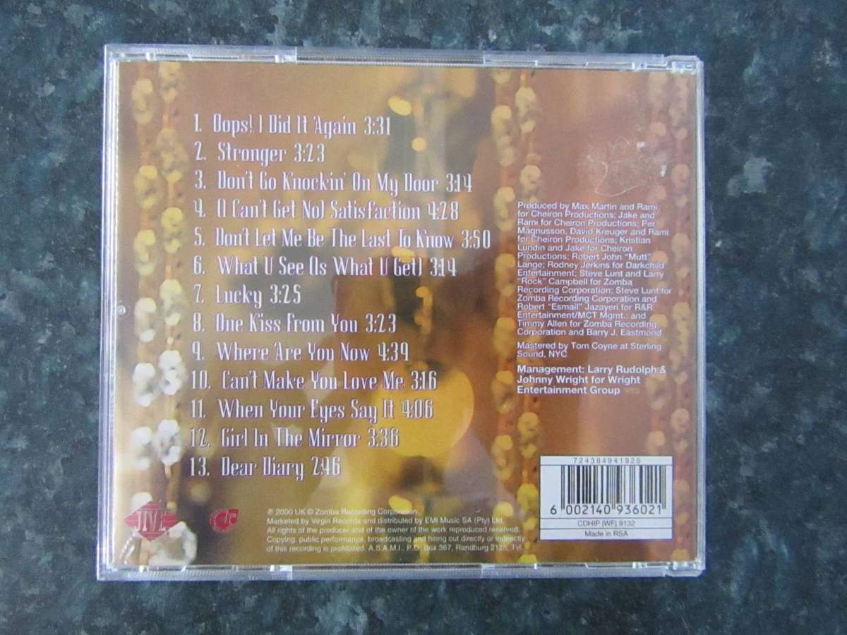 Britney Spears - Oops!...I Did It Again (CD)