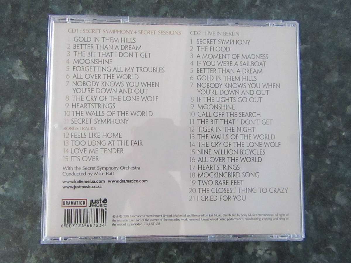 Katie Melua - Secret Symphony (2 CD)