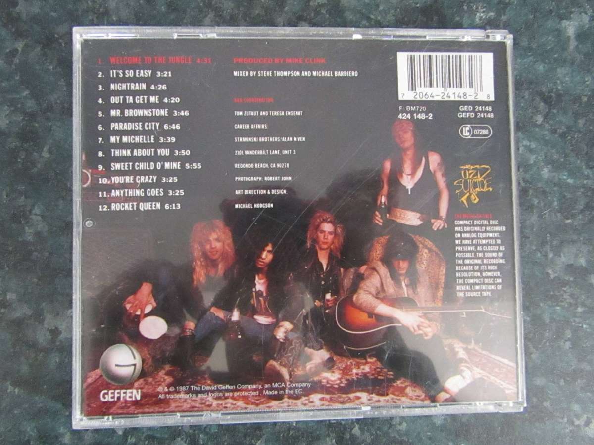 Guns N' Roses - Appetite For Destruction (CD)